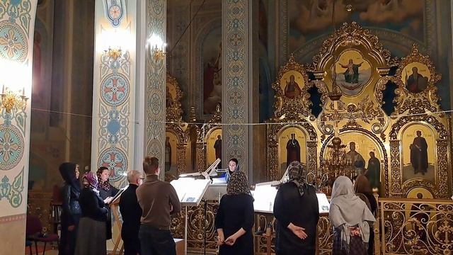 Псалом 33 «Благословлю Господа на всякое время...». Регент Екатерина Артюхова. смотреть онлайн