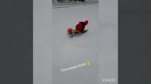 Детский снегоход бензиновый