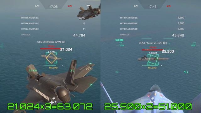 F-35 Lighting II VS F-7 | Strike Fighter Comparison | Modern Warships смотреть онлайн