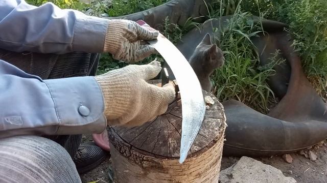 Как чайнику левше отбить косу! смотреть онлайн