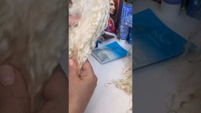 МК Как покрасить волосы для куклы в блонд? Шерсть козы смотреть онлайн