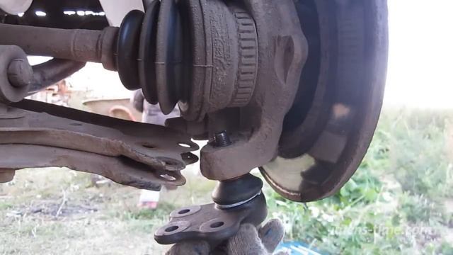 Замена шаровой опоры смотреть онлайн