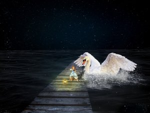 А белый лебедь на пруду Лесоповал Караоке