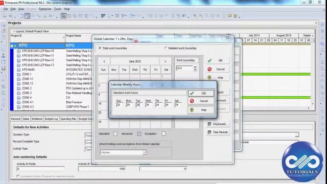 How to Set the Calendar in Primavera P6 || Primavera || dptutorials смотреть онлайн