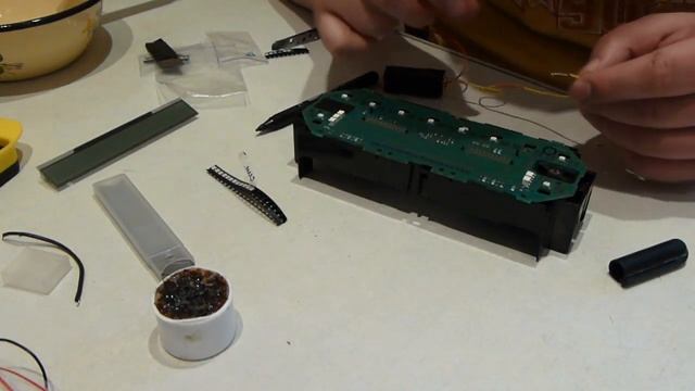 Меняем цвет подсветки Skoda Octavia Tour (климат контроль) смотреть онлайн