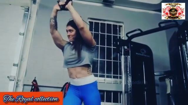 Triceps Workout Ll Natasha Aughey }{ Fitness Model