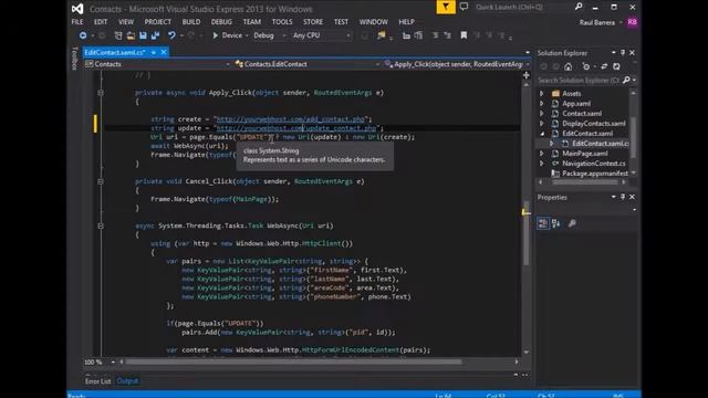 Windows Phone Client to Server Connection Part 3 of 3 смотреть онлайн