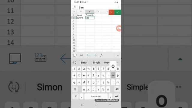 Créer un classeur Excel et l'enregistrer sur un smartphone Androïd смотреть онлайн