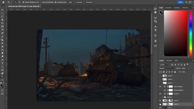 FURY - Photoshop Speedpaint Tutorial Timelapse смотреть онлайн