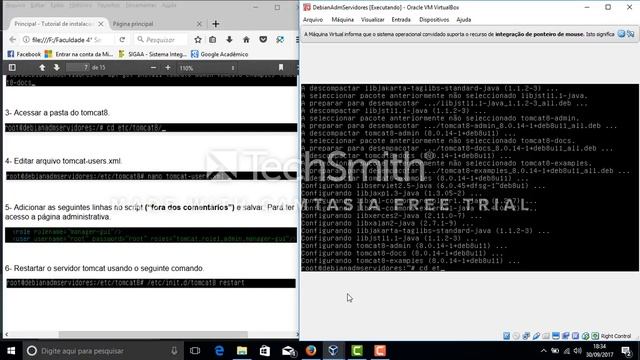 Tutorial de instalação para Iniciantes - Apache2 , Tomcat8 e Glassfish 4.1- Debian via terminal смотреть онлайн