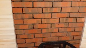 Обкладываем кирпичом портал банной печи Везувий