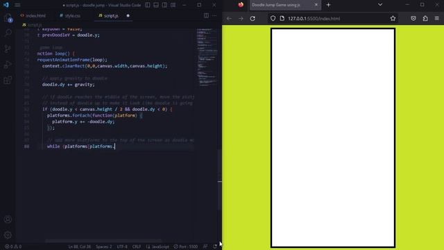 ? Doodle Jump Using JavaScript | JavaScript Doodle Jump смотреть онлайн