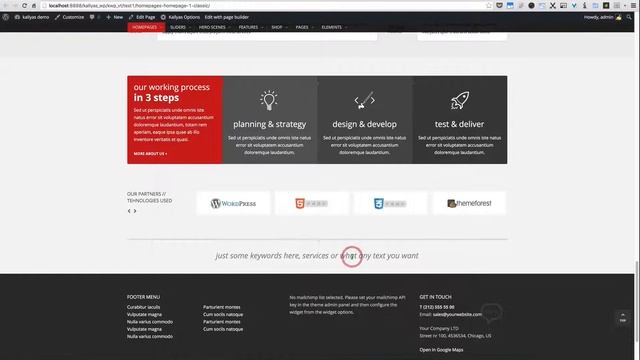 Keywords element (Page Builder Element in Kallyas WordPress theme v4.0 ) смотреть онлайн