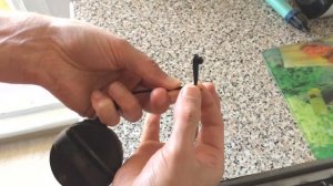 Восстановление порванного поводка крышки бензобака / Restoring the leash of the gas tank lid