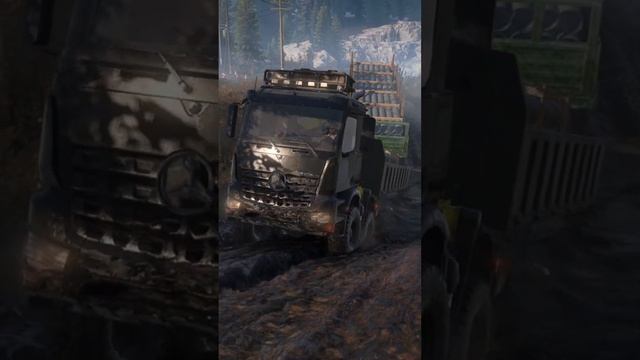 Mercedes-Benz Arocs / Snowrunner #snowrunner #gaming смотреть онлайн