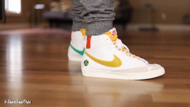 ? OUT THERE: NIKE BLAZER MID 77 'RAYGUN' Unbox, On Foot, Detailed Review! смотреть онлайн