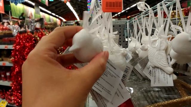 OBI ОБЗОР новогодние игрушки и украшения часть 1 смотреть онлайн