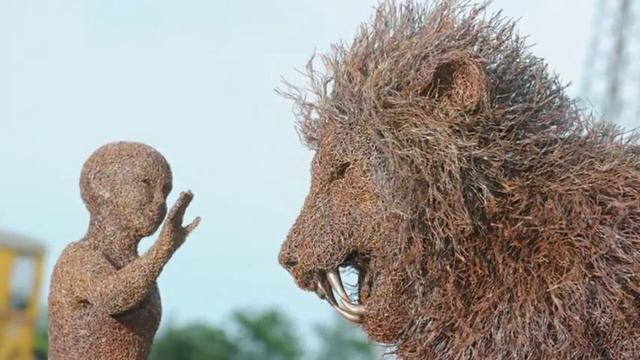 Скульптуры из проволоки часть 3 смотреть онлайн