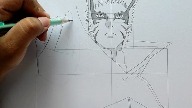 How to Draw"Uzumaki Naruto"(Baryon mode)step by step(Tutorial)||Boruto:Naruto Next Generations смотреть онлайн
