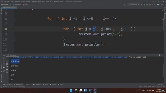 #11 Nested Loops in java || Java Full course смотреть онлайн