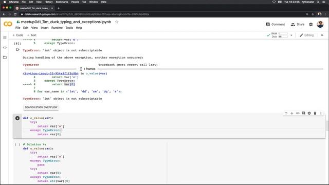 061 - Duck typing and exceptions - Beginners' Python and Machine Learning смотреть онлайн