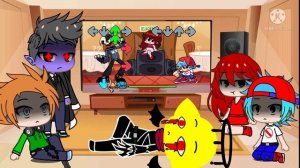 Реакция fnf на tabi mod/gacha club /