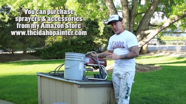 Using An Airless Paint Sprayer. Paint Sprayer Instructions. How to use a Titan Sprayer. смотреть онлайн