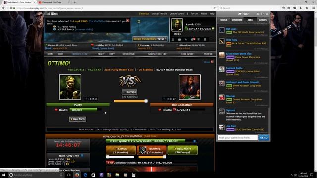 Let's Play Mob Wars La Cosa Nostra. Raid Event The Godfather. смотреть онлайн