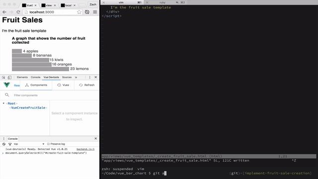 Vue Rails Bar Chart 1 смотреть онлайн