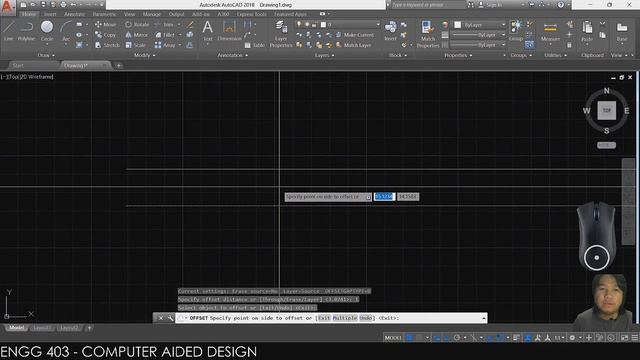 25. AUTOCAD - MODIFY TOOLS - OFFSET смотреть онлайн