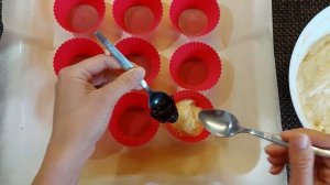 Кексы с джемом?Вкуснейшие и очень простые!