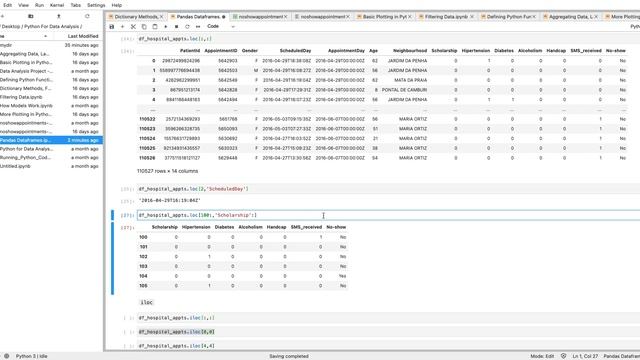 Python for Data Analysis 4 Selecting Rows and Columns смотреть онлайн