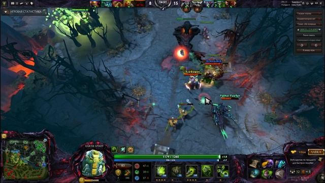 Dota 2: Earth Spirit Gameplay | 6.88 (100 games) смотреть онлайн