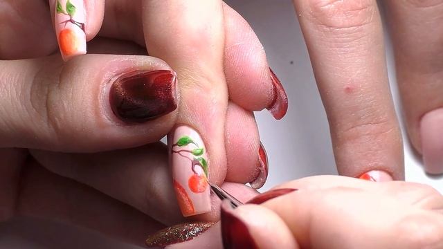 Самый Крутой Зимний Дизайн Ногтей Апельсин | The Coolest Winter Nail Design смотреть онлайн