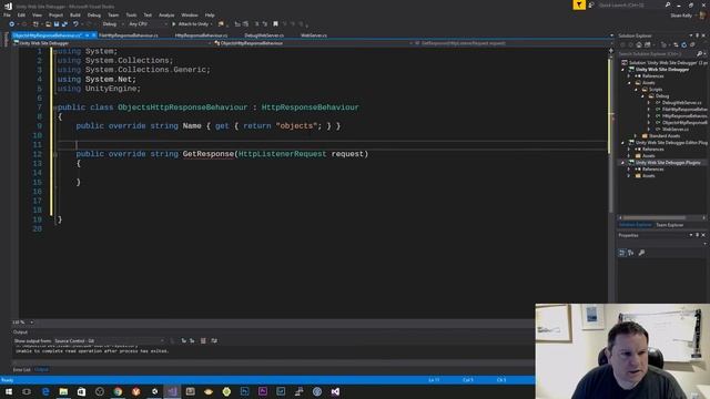 Making A Debug Web Service In Unity