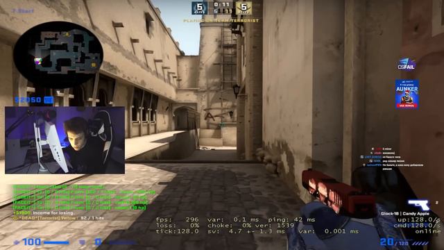 БУМЫЧ НАБИРАЕТ ФОРМУ!! BOOMbl4 и AUNKERE ИГРАЮТ FACEIT (CS:GO) смотреть онлайн