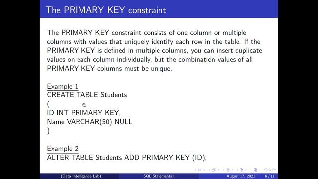 Class 10 - SQL Statements III смотреть онлайн