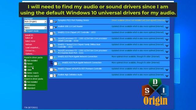 Snappy Driver Installer Origin For Windows PC 2021 Guide
