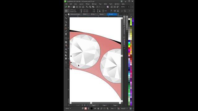 Beautiful Jewellery design || Earring Design || CorelDraw смотреть онлайн