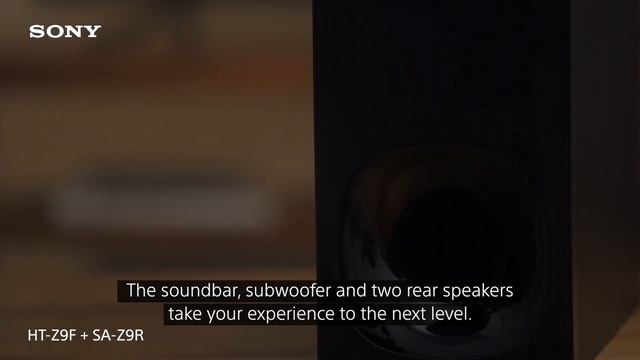 HT-Z9F & SA-Z9R - 3.1ch Dolby Atmos/DTS:X Soundbar And Rear Speakers