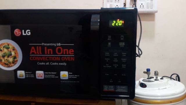 how to use LG 21 liter All In One convection microwave Oven model mc2146BL full demo смотреть онлайн