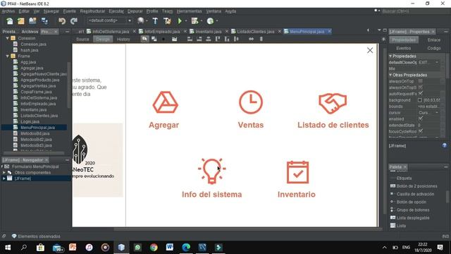SISTEMA VENTAS/INVENTARIO || NETBEANS JAVA, WORKBENCH, MySQL SERVER || PROYECTO FINAL P. AVANZADA 2 смотреть онлайн