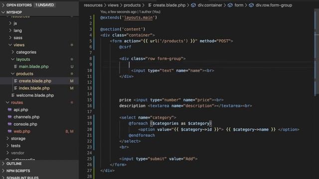 12. Laravel Blade and Bootstrap - تحسينات الواجهة смотреть онлайн