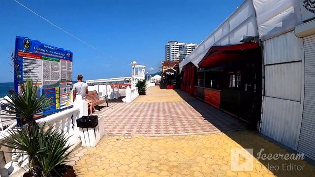 ?ЛАЗАРЕВСКОЕ СОЧИ.от пляжа "Гренада" до "Марины". Утреннняя зарядка от Кеши.Вчерашнее. смотреть онлайн