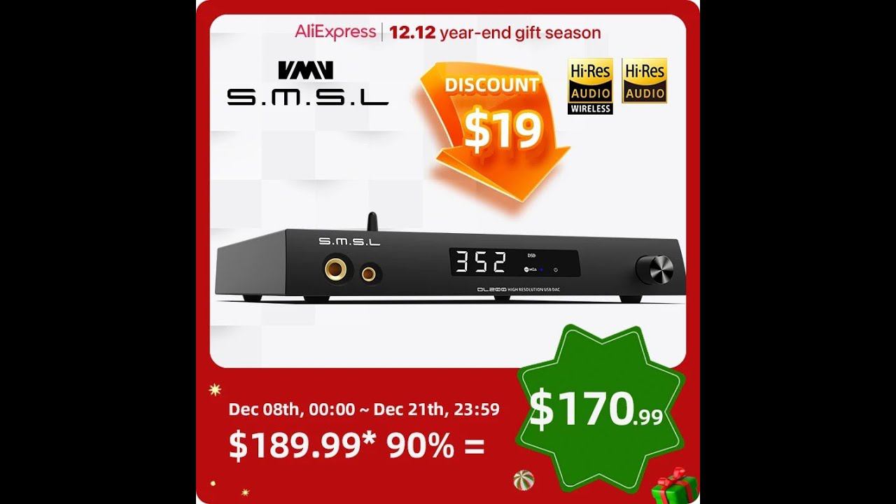 ЦАП SMSL DL200 по балансу и без, с супертвитером ST-10 Aleks Audio и без смотреть онлайн