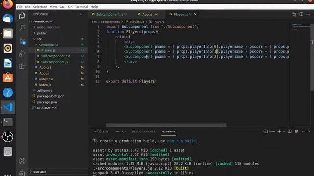 Event Handling in REACT смотреть онлайн
