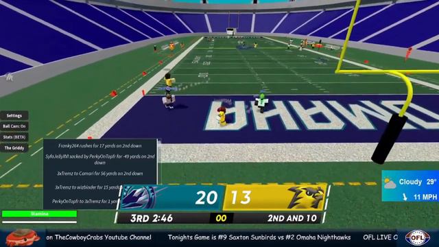 OFL S34 OWC Divisional Round - Saxton Sunbirds vs. Omaha Nighthawks смотреть онлайн