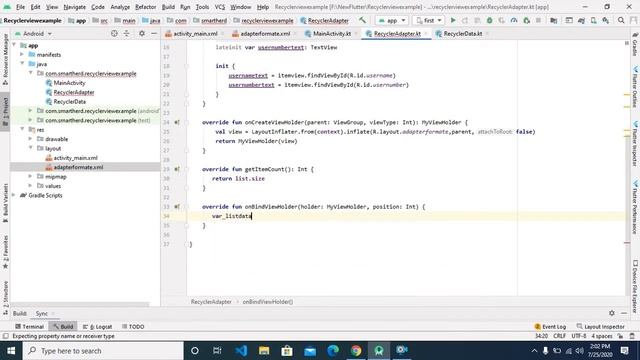 RecyclerView In Kotlin Android|Android Programming|Material Design|technical guyes coding смотреть онлайн