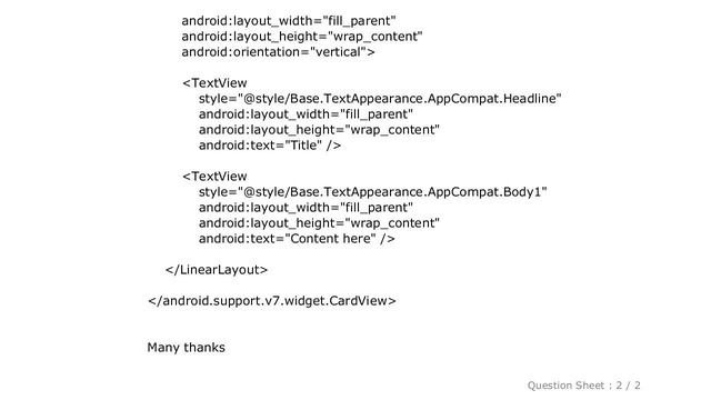 Android : How to add colored border on cardview? смотреть онлайн