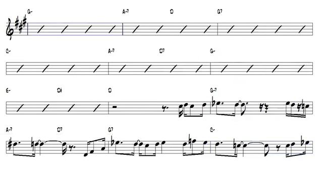 Guarda che luna Fred Buscaglione Bb Trumpet or Tenor Sax Play Along смотреть онлайн